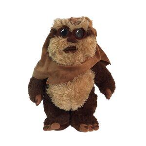 Authentic Disney Store Star Wars Ewok Wicket Plush 12" Stuffed Animal Toy
